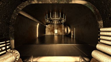 3d cg işleme uzay istasyonu