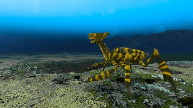 bir canavar 3d cg işleme