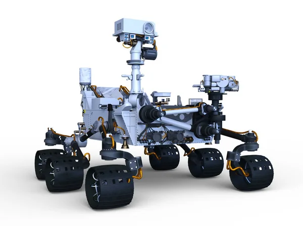 3D CG renderização de um veículo espacial — Fotografia de Stock