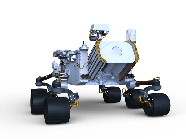 3D CG representación de un rover espacial —  Fotos de Stock