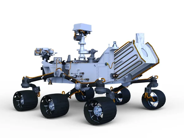 3D CG representación de un rover espacial — Foto de Stock