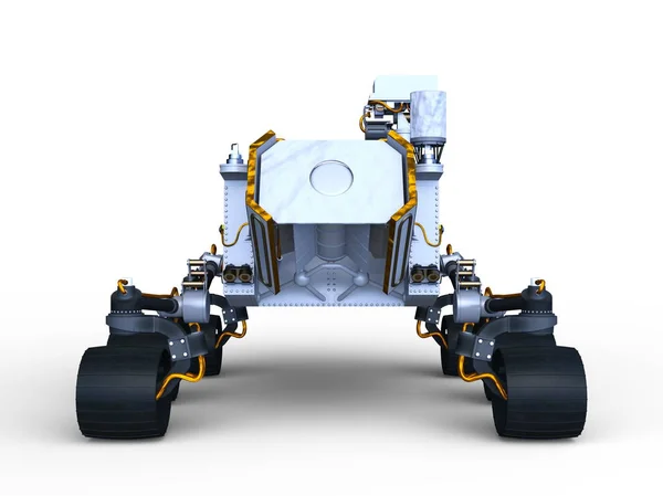 Renderowania 3D cg rover miejsca — Zdjęcie stockowe