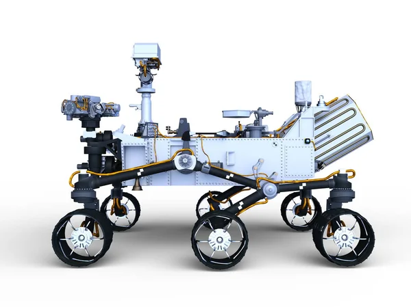 3D CG representación de un rover espacial — Foto de Stock