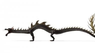 3d cg işleme bir ejderha.