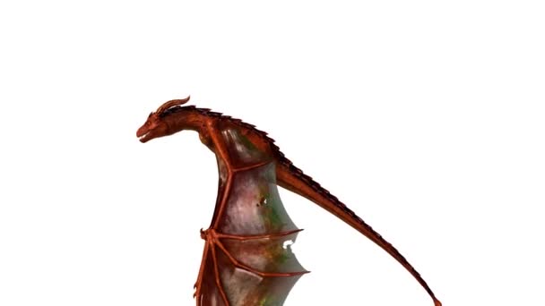 3D rendu 3D d'un dragon .