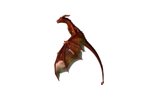 3D rendu 3D d'un dragon .