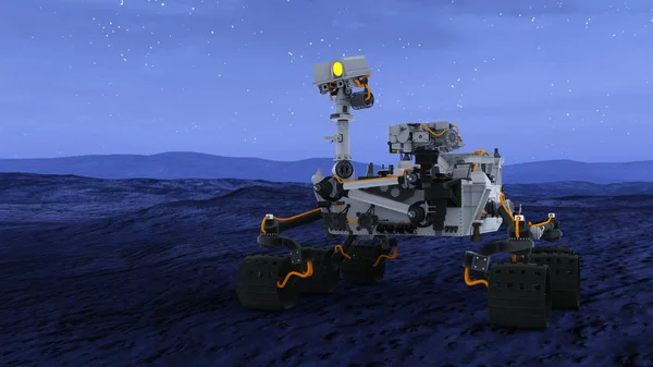 Rendering Van Ruimte Rover — Stockfoto