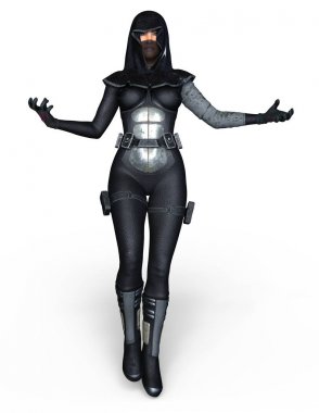 3d cg işleme süper bir kadın.