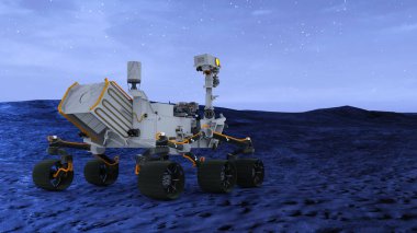 3d cg işleme alanı Rover.