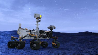 3d cg işleme alanı Rover.