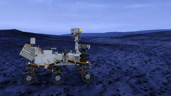 Rendering Van Ruimte Rover — Stockfoto