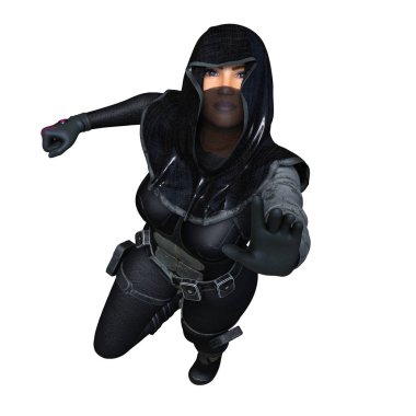3d cg işleme süper bir kadın.