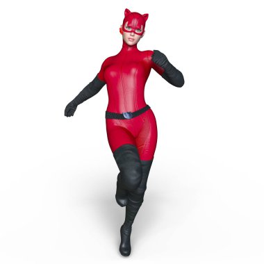 3d cg işleme süper bir kadın.