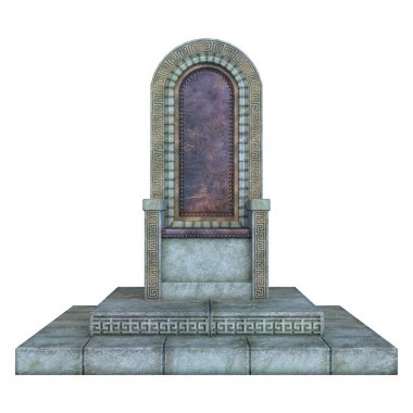 Kral'ın sandalye 3d cg işleme.