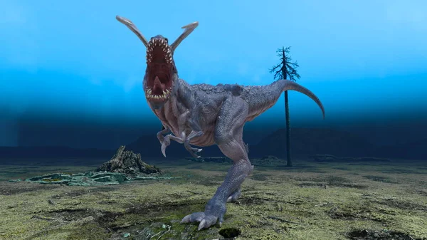 3D CG rendering of a monster.