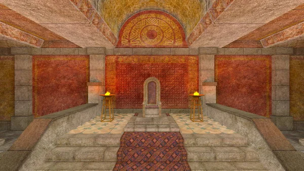 yeraltı Tapınağı nın 3d cg işleme.