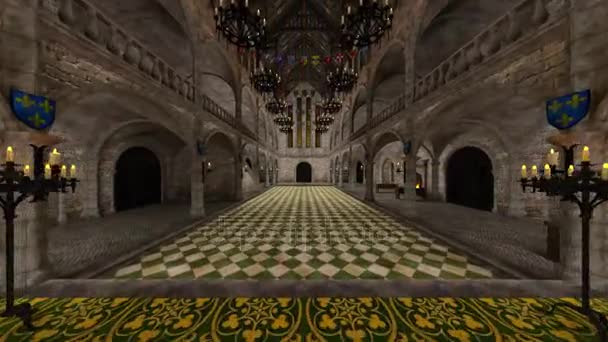 Візуалізація Палацу — стокове відео