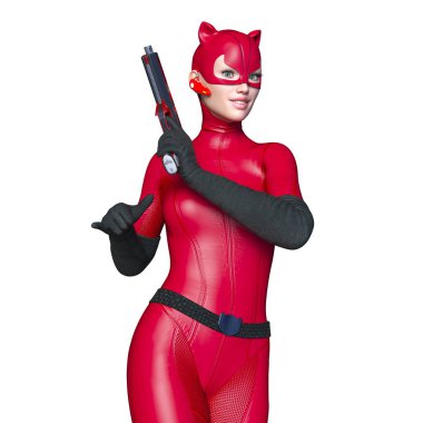 3d cg işleme süper bir kadın.