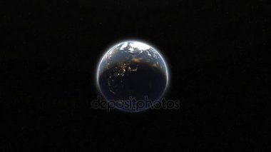 Earth 3D cg işleme. Nasa tarafından döşenmiş bu görüntü unsurları.