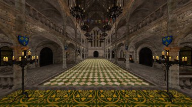 3d cg render sarayın.