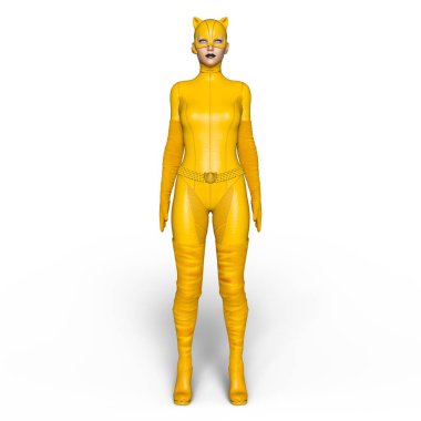 3d cg işleme süper bir kadın.