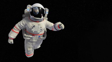 3d cg işlenmesi bir astronot. Bu görüntü bir şekilde döşenmiş tarafından Nasa unsurları.