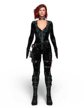 3d cg işleme süper bir kadın.