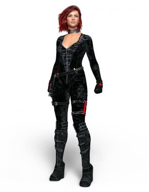 3d cg işleme süper bir kadın.