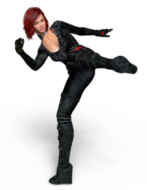 3d cg işleme süper bir kadın.