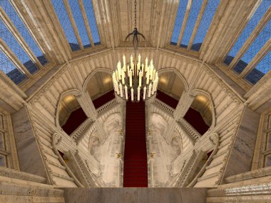 3d cg render sarayın.