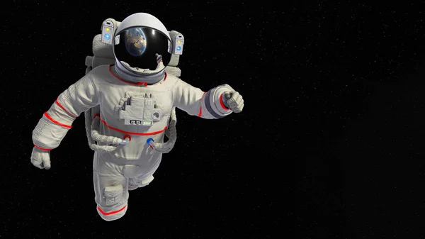 Rendering Astronaut Elements Image Furnished Nasa — Stock Photo, Image