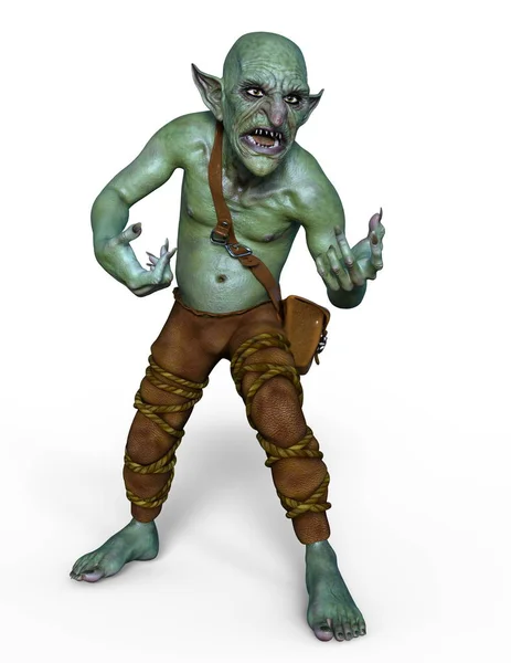 3D CG rendering of a goblin.