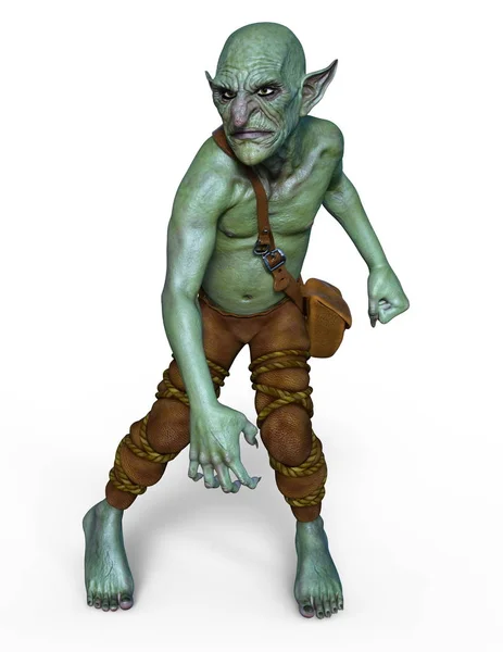 3D CG rendering of a goblin.