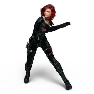 3d cg işleme süper bir kadın.