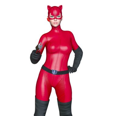 3d cg işleme süper bir kadın.