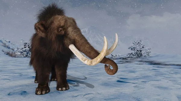 Rendering Mammoth — Stock Photo, Image