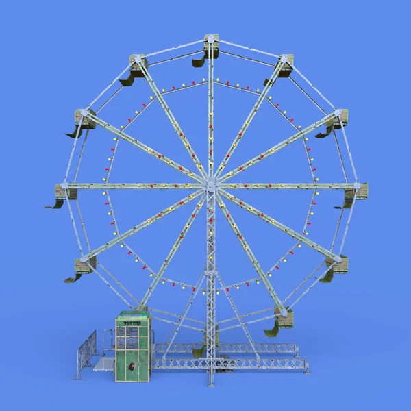 Rendering Ferris Wheel — Stock Photo, Image