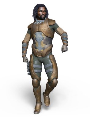 bir süper kahraman 3d cg render.