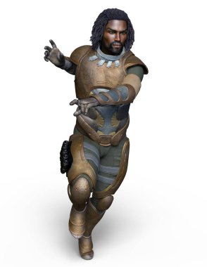 bir süper kahraman 3d cg render.