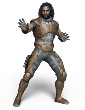 bir süper kahraman 3d cg render.