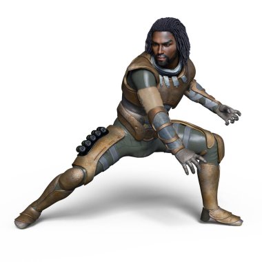 bir süper kahraman 3d cg render.