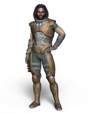 bir süper kahraman 3d cg render.