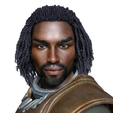 bir süper kahraman 3d cg render.