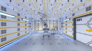 Ameliyathane / 3d Cg render ameliyathane.