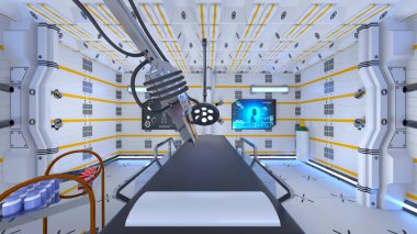 Ameliyathane / 3d Cg render ameliyathane.