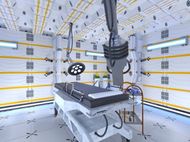 Ameliyathane / 3d Cg render ameliyathane.