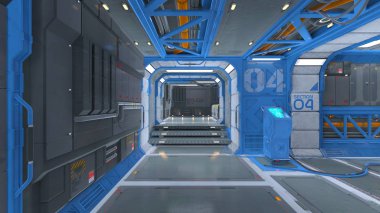 Uzay İstasyonu / 3d Cg işleme uzay istasyonu.