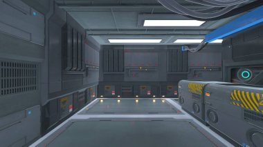 Uzay İstasyonu / 3d Cg işleme uzay istasyonu.