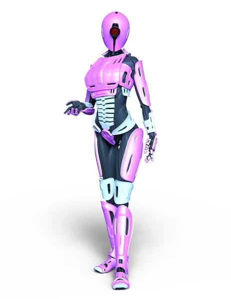 Female Robot Rendering Female Robot — Stock Photo, Image