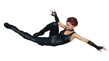 Kadın savaşçı / 3d Cg render bir kadın savaşçı.